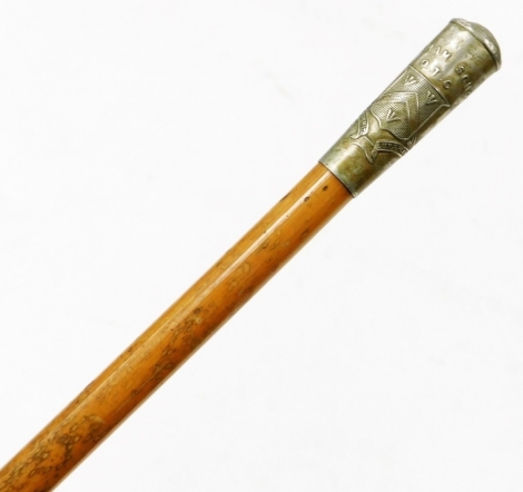 A Bloxham School swagger stick.