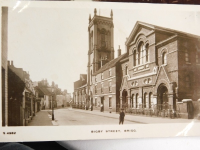 An album of early 20thC and later postcards, to include topographical views, mainly Middle Eastern, Lincolnshire, Cambridgeshire, other loose postcards, Victorian photograph album with mother of pearl inlay, etc. - 3