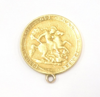 A George III 1817 full gold sovereign, 7.8g gross. - 2