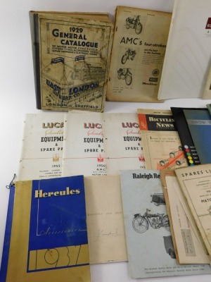 Motoring books and handbooks, including The Motor How To Drive a Car 11th Edition, Sydney F Walker, Motorcars and other motor driven vehicles, Pitman's Motorists' Library The Ford New Anglia New Prefect and New Popular handbook 1961, motorcycle spare list - 2