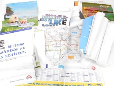 Transport for London and other miscellaneous transport posters. (a quantity)