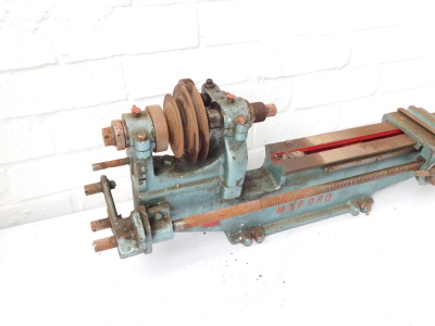 A Myford belt driven lathe. - 2