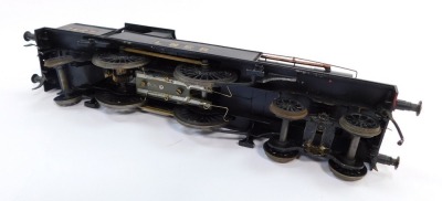 A scratch built O gauge model of a Tilbury tank locomotive, LNER black livery, 4-4-2, 1527. - 3