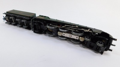 A Hornby OO gauge locomotive and tender Mallard, British Rail green livery, 4-6-2, 60022, boxed. - 3