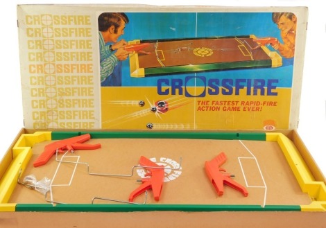 An Ideal game of Crossfire, the fastest Rapid-Fire action game ever, boxed.