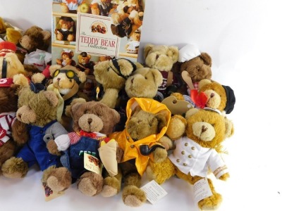 Teddy bear collection figures, special edition character bears, with part works, and one additional Henry The Hiker Figure. - 2