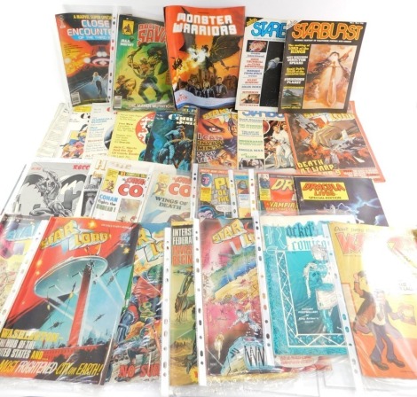Superheroes comics, Marvel Planet of The Apes., Dracula, and Conan The Barbarian., Star Lord., Krazy., humorous comics., Doc Savage and others, 1970's onwards. (a quantity)