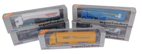 Corgi die cast Super Haulers, Nos 59532., 59547-49., 59551.