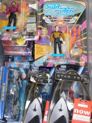 Playmates and other Star Wars collectables, to include figures, space ships and a scent bottle, in blister packs. (a quantity)