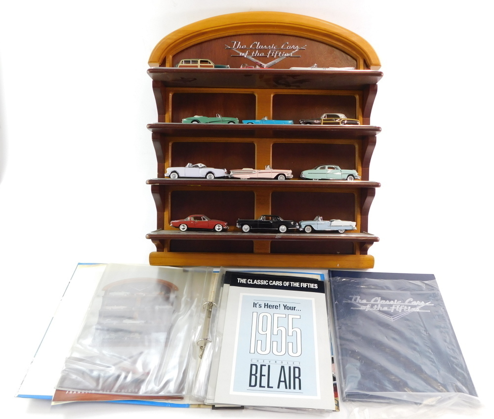 A Franklin Mint The Classic Cars of The Fifties Twelve Car