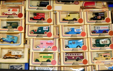 Lledo die cast model vintage trucks, buses and other vehicles, all boxed. (a quantity)