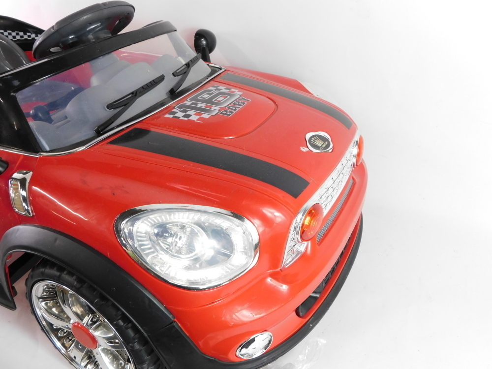 mini cooper pedal car