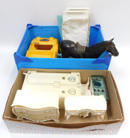 A Sindy beach buggy, and pony, bedroom set, and accessories. (a quantity)
