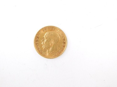 A George V gold half sovereign 1912, 4.0g. - 2