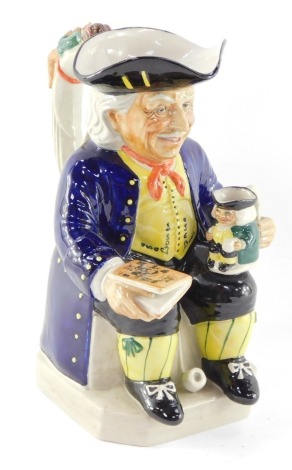 A Kevin Francis Ceramics pottery toby jug modelled as Vic Schuler, limited edition 917/1000, signed.