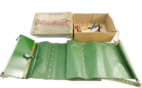 A Chad Valley Escalado horse racing game, boxed.