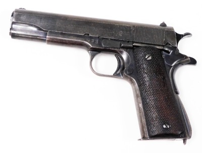 A deactivated Colt .45" semi automatic government model pistol, Ser. No. C185656, barrel length 5". Certificate No. 158119 was issued on the 25/11/2020 and the cost of changing the gun from the old British certification to the new European Union rules w - 4