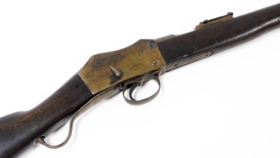 A deactivated Enfield .303" under lever action rifle, Ser. No. 7254, barrel length 20.75". Certificate No. 158849 was issued on the 22/01/2021 and the cost of changing the gun from the old British certification to the new European Union rules was £250 b - 2