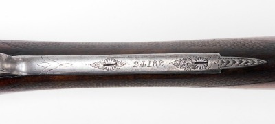 A J Carr and Son's of Birmingham double barrel 12 bore side by side shotgun, serial number 24182. NB. A current valid Shotgun Certificate will be required to view and bid for this lot. The lot is to be sold BY TENDER with final bids to be submitted by 1 - 5