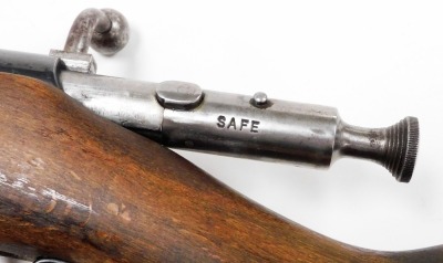 A Webley and Scott of Birmingham single barrel .410 bolt action shotgun, serial number 41284. NB. A current valid Shotgun Certificate will be required to view and bid for this lot. The lot is to be sold BY TENDER with final bids to be submitted by 12 no - 8