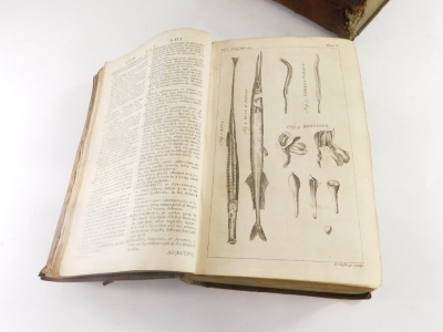 The New and Complete Dictionary of Arts and Sciences, volumes 1-4, printed by W. Owen, at Homer's Head, Fleet Street, London, 1755, leather bound, (AF, 4). - 3