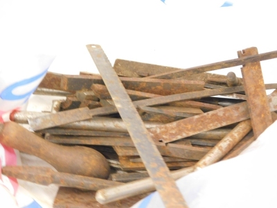 A quantity of wood working tools, to include stamped planes, etc. - 2