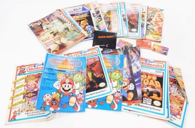 A small collection of Nintendo Club magazines.