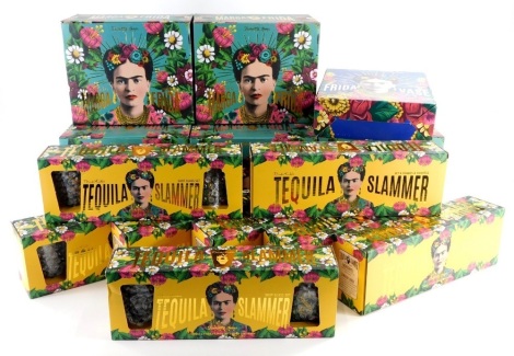 A collection of Temerity Jones of London Frida Kahlo cocktail sets, glasses, etc.