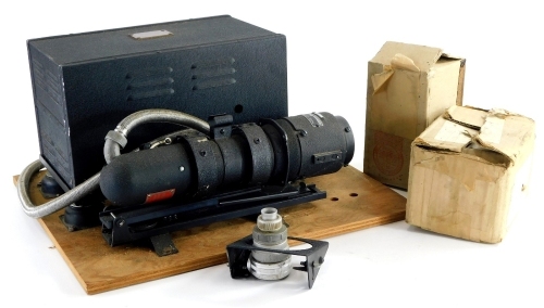 A collection of air craft radar equipment, model AN/APA, with instructions. (AF)