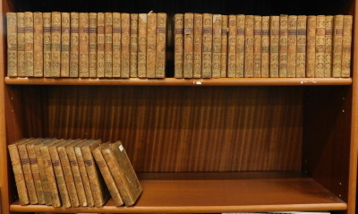 Johnson (Samuel). The Works of the English Poets with Prefaces, biographical and critical, printed by M Hughes, London, 1779, to include two index copies. (52)