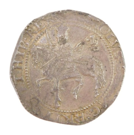 A Charles I hammered silver half crown 1643, Oxford Mint.