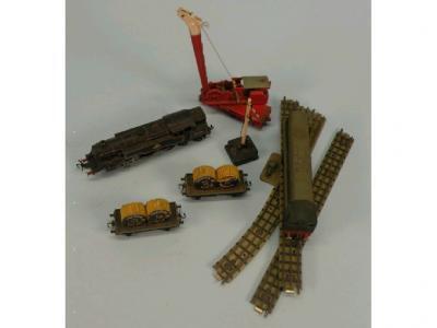 A quantity of Hornby '00' gauge model railway to include British Rail black locomotive