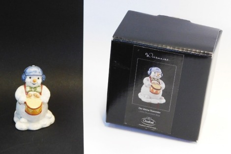 A Goebel Winter Collection Snowman figure, boxed, 6cm high.