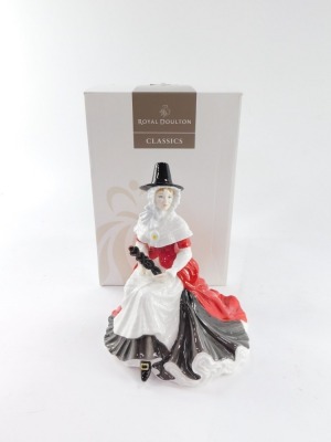 A Royal Doulton Prestige Collection Welsh Lady, HN4816, limited edition no 761/950., boxed, 22cm high. - 5