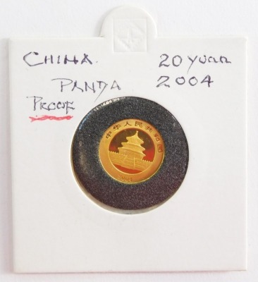 A Chinese Gold Panda 20 Yuan 2004. - 3