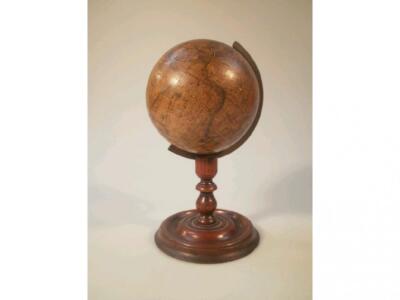 A late 19thC Japanese terrestrial table globe