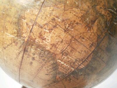 A late 19thC Japanese terrestrial table globe - 2