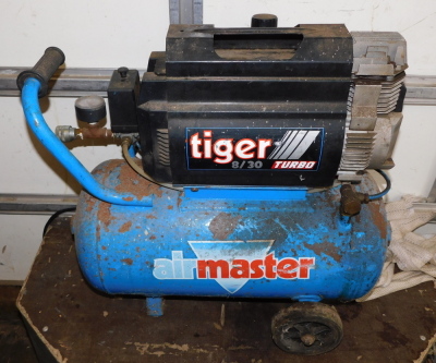 An Air Master Tiger 830 turbo compressor.