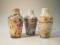 Three Cobridge bottle vases