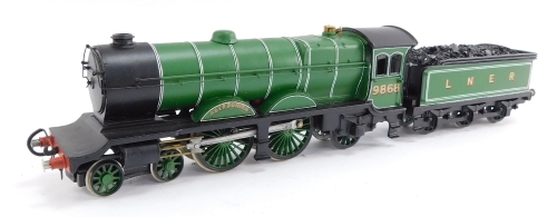 A kit built OO gauge Reid Class C11 'Aberdonian', LNER lined green, 9868, 4-4-2.