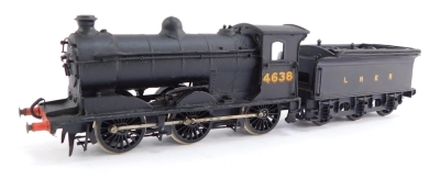 A kit built OO gauge Class J37 locomotive, LNER black livery, 0-6-0, 4635.