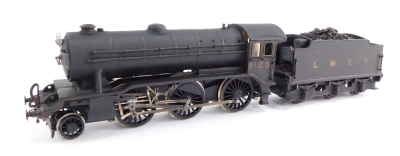 A kit built OO gauge Gresley Class K3 locomotive, LNER black livery, 2-6-0, 1125.