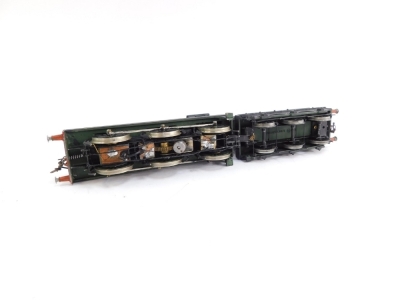 A kit built OO gauge Class 02 locomotive 'E208', Southern black livery, 0-6-0. - 2