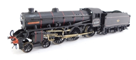 A kit built OO gauge B1 Class locomotive 'Geoffrey Gibbs', BR lined black livery, late crest, 4-6-0, 61248.