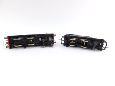 Two kit built OO gauge locomotives, comprising LMS, 0-4-4T, 1252, and a Collett locomotive, 0-6-0T, 6400. - 2