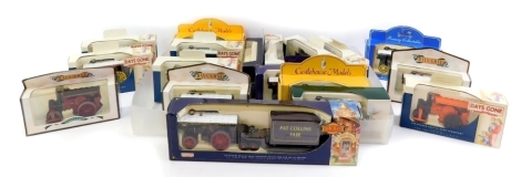 Lledo and other boxed die cast steam wagons, including John Richards, Joseph Brewer & Sons, Gascognes, etc. (1 tray)