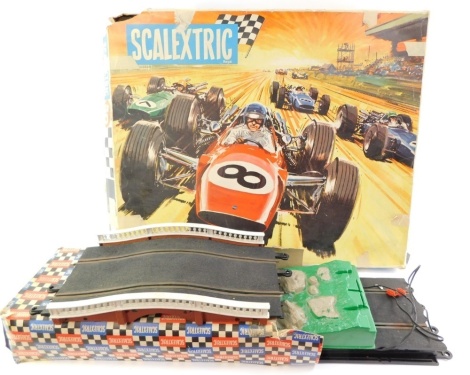 Scalextric Grand Prix 50 Set, assorted track and accessories. (a quantity)