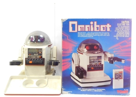 A Tomy No 5402 remote controlled Omnibot, boxed.