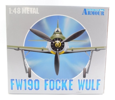 A Franklin Mint Collection Armour Luftwaffe FW190 Focke-Wulf, "World War II Aces", scale 1:48.