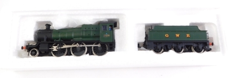 A Bachmann OO gauge Mogul Class 93XX locomotive, GWR green livery, 2-6-0, 9339, 31-801.